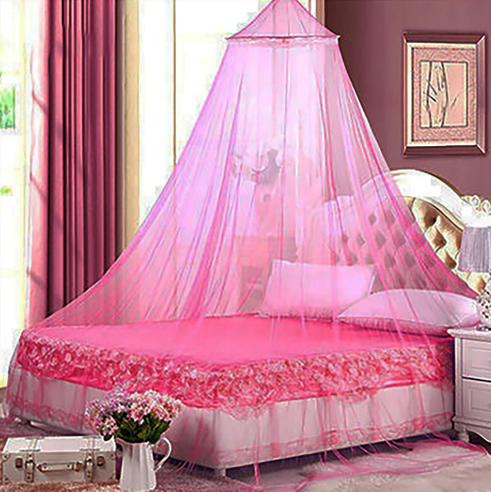 Mosquitera de estilo princesa, éxito de ventas transfronterizo en Amazon, de 1.5m-2.0m, para cama grande, sin instalación, tipo domo.