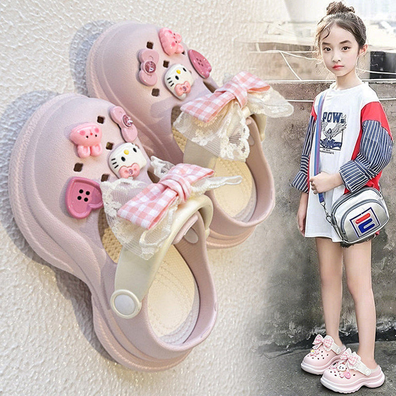 Official Website C&K Children's Clogs for Girls 2026 New Summer Bowknot Sandals Little Girls' Super Soft Slippers Official Website C&K Children's Clogs for Girls 2026 New Summer Bowknot Sandals Little Girls' Super Soft Slippers