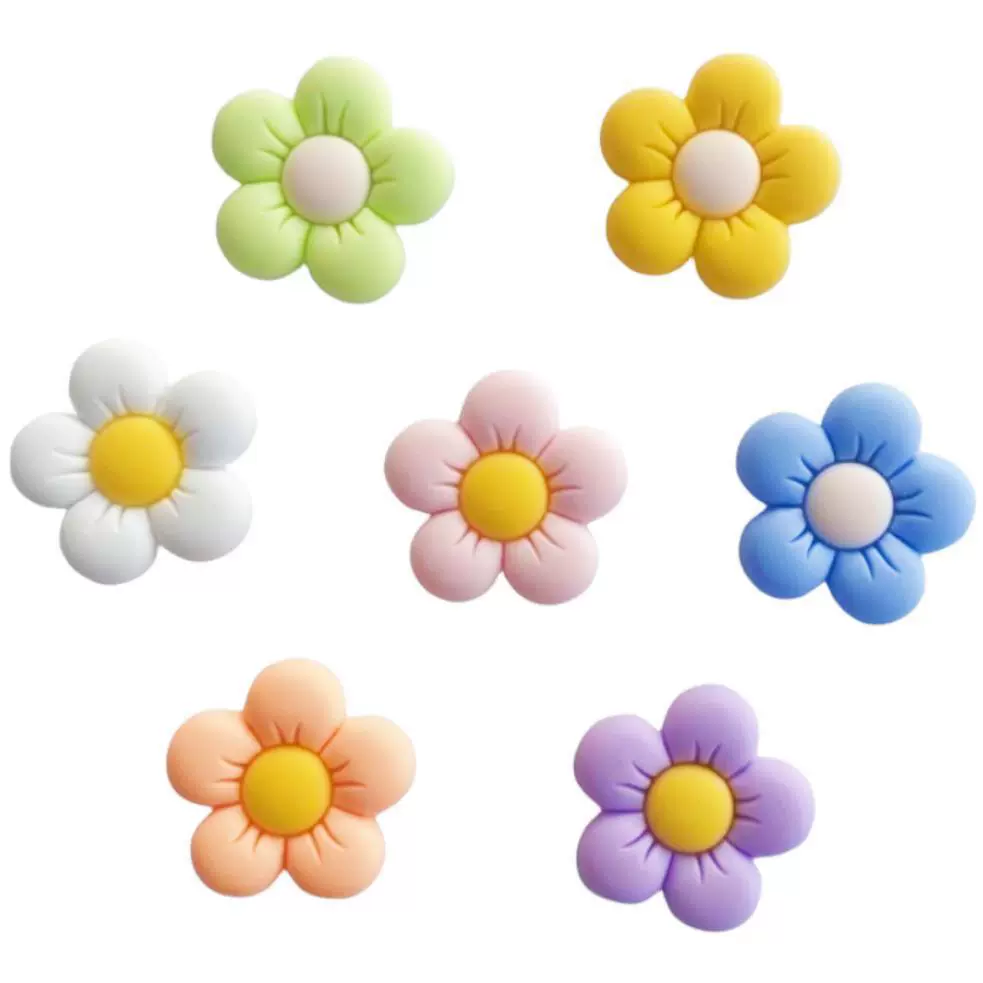 Обувь с пятью лепестками и отверстиями для цветов Обувь с макаронными отверстиями Аксессуары для рукоделия декоративные аксессуары с пряжками трансграничная оптовая продажа в наличии