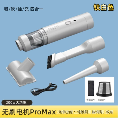 Motor, Handheld Small Portable Dust | Tozsoranlar - titanium-white-upgrade-brushless-motor-floor-brush-stainless-steel-mesh-storage-bag