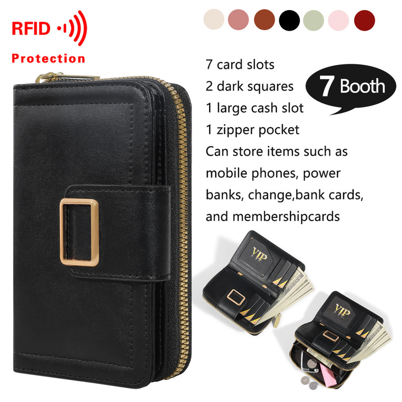 Niche Design 2025 New Summer Ladies Small Fresh Exquisite Folding Coin Purse Student Card Bag Long Wallet Women Niche Design 2025 New Summer Ladies Small Fresh Exquisite Folding Coin Purse Student Card Bag Long Wallet Women
