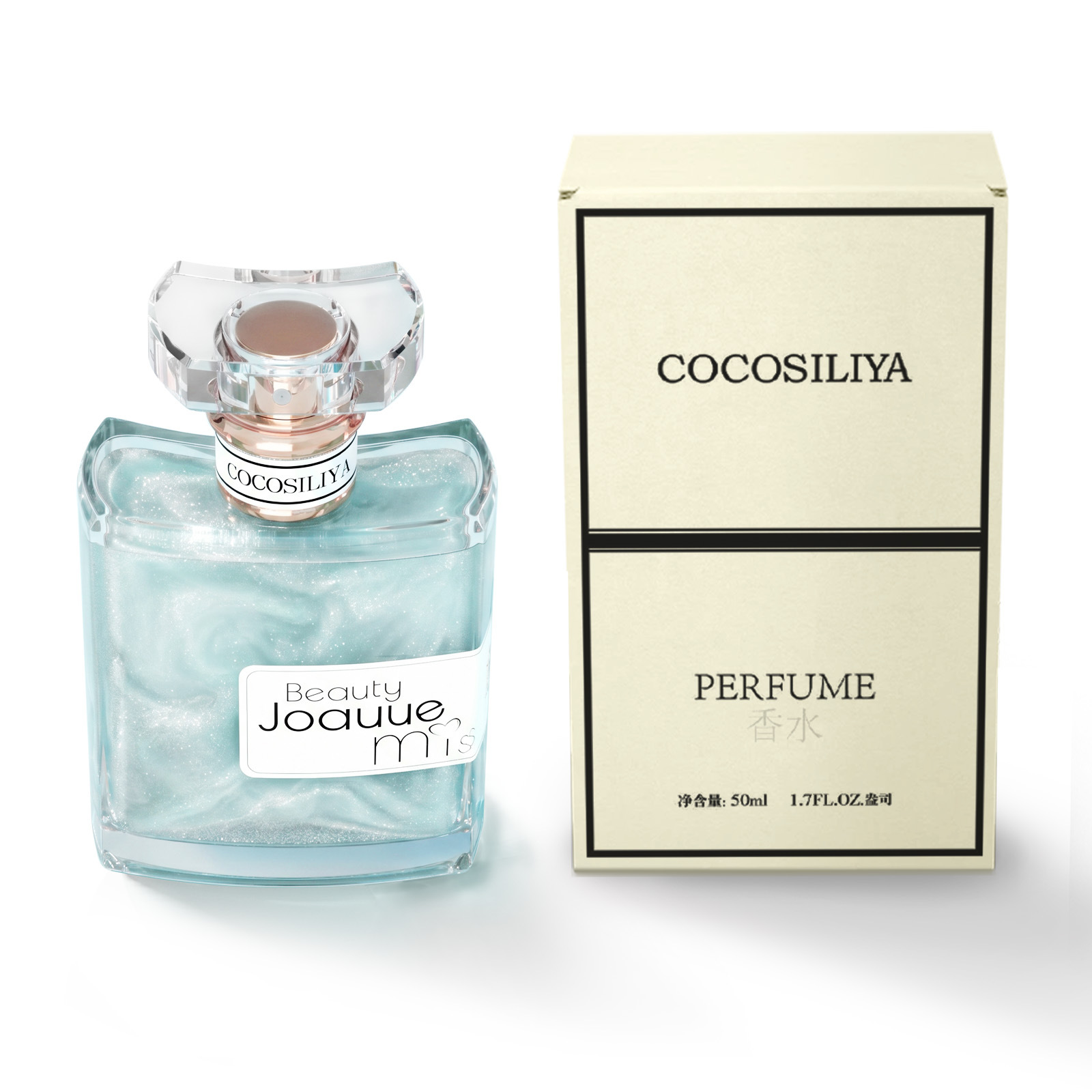 Tiktok nuevo COCOSILIYA transmisión en vivo ilimitado cacao dama perfume fragancia duradera Fragancia ligera 50ml