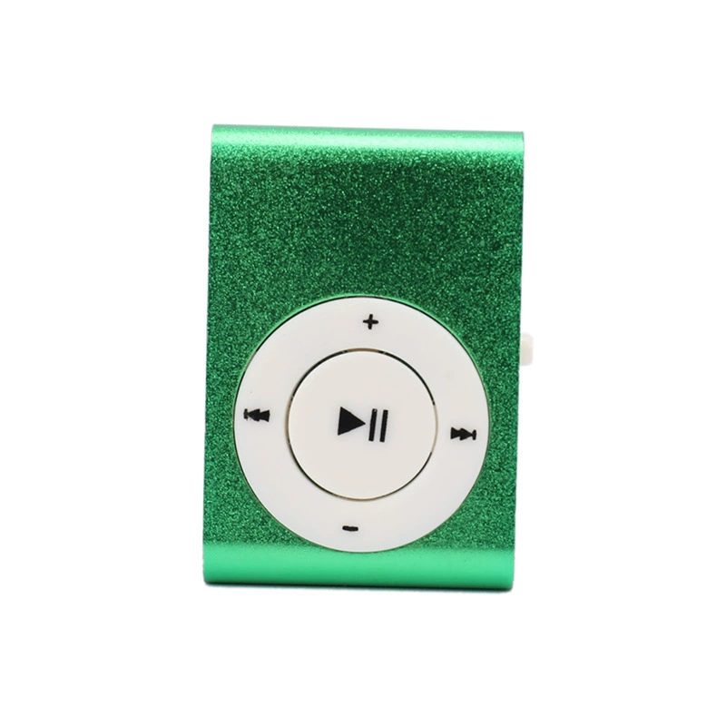 Портативный MP3-плеер, металлический корпус, клипса, поддержка TF-карты, аккумулятор 3.7V