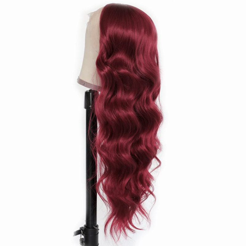 Women's Elegant Party High Temperature Wire Centre Parting Long Curly Hair Wigs display picture 3