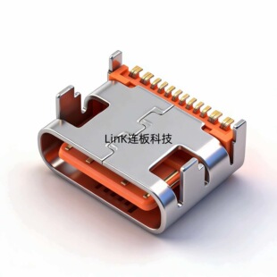 ��ɫ�zоTYPE-C 16Pĸ�� ���w6.5MM ���_���SMT ���γ��Ϳ� ���z