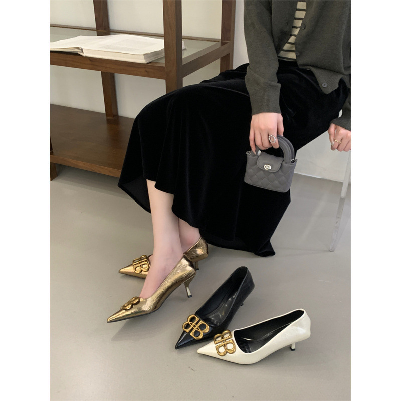 2026 European and American New Fashion Four-Season Shoes Stiletto Pointed Toe Sexy Elegant High Heels 2026 European and American New Fashion Four-Season Shoes Stiletto Pointed Toe Sexy Elegant High Heels