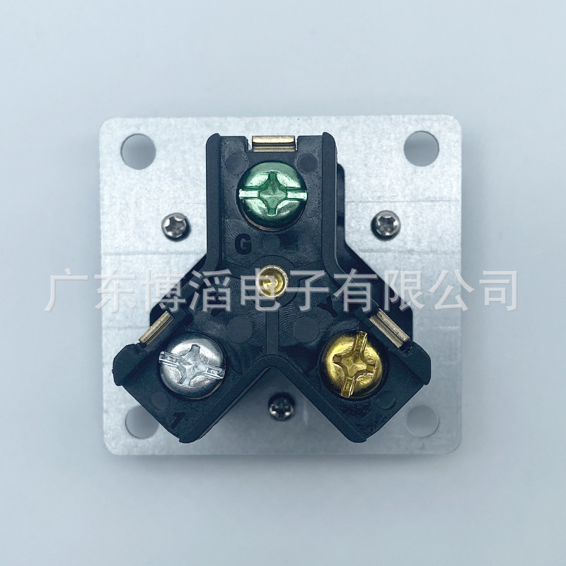 Botao 30A American high current AC socket American standard three-hole socket module UL American standard industrial energy storage power plug