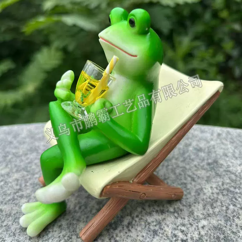 Уличное украшение, творческая модель животного, украшения, лягушка