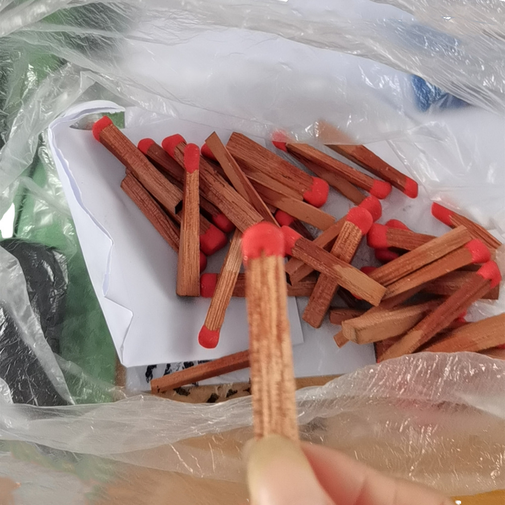 户外生存烧烤篝火引火物厨房助燃定制西班牙雪松木火柴野炊露营