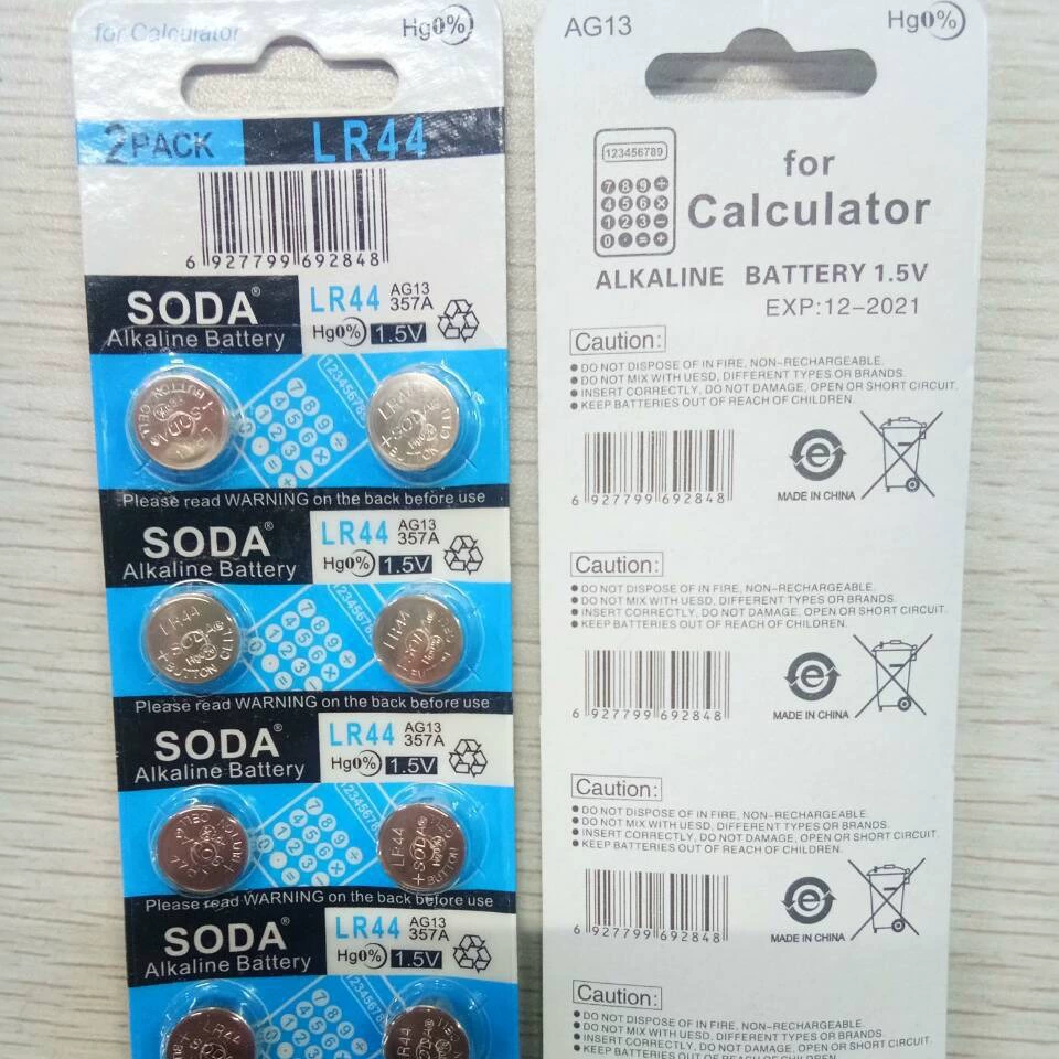 Оптовая продажа батареек AG13, электронные батарейки-таблетки AG13, батарейки LR44