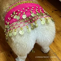 Интернет-знаменитость Корги, цепочка для танца живота, цепочка на талию с блестками, страстная собака, сексуальная талия, встряхивающая ягодицы, танец, танец, украшение на бедро