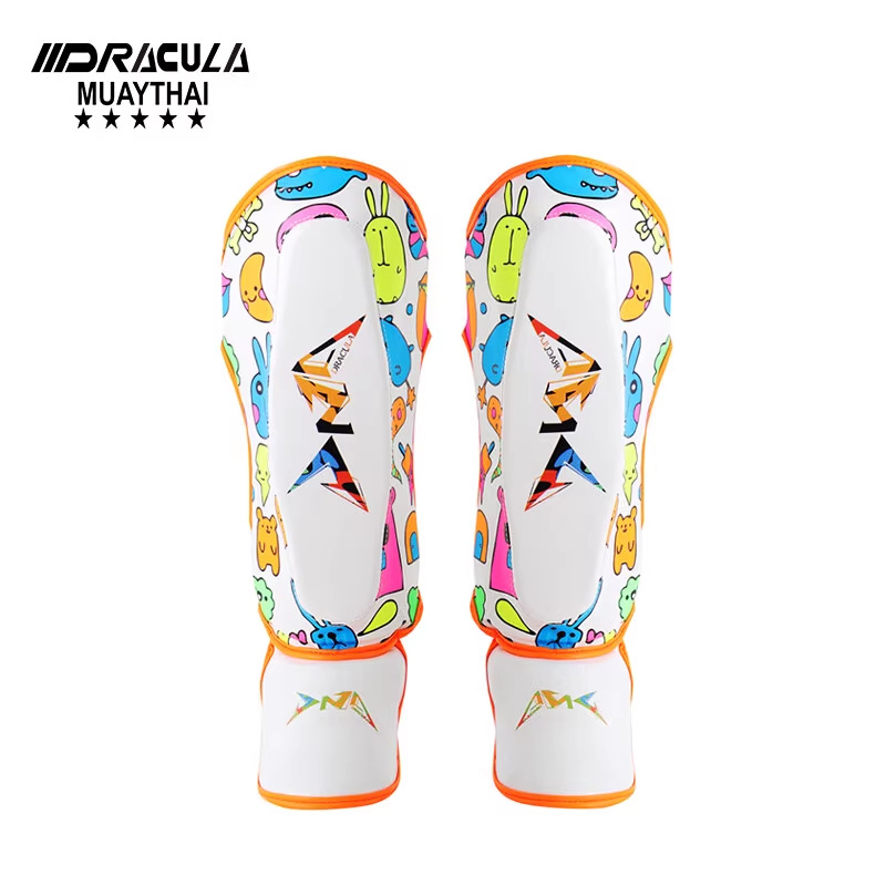 프리사이즈 그래피티 아동용 레깅스 (화이트 & 오렌지)