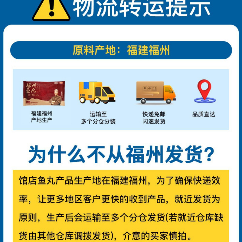 【上清傑】福州魚団子店 福建省産 クラシックフィリング魚団子 260g 6パック 冷凍昭関|undefined