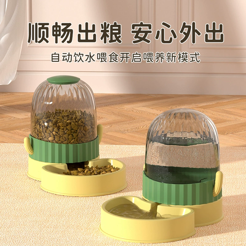 Миска для кошек 3,8 л Большая емкость Автоматическая кормушка для питьевой воды Диспенсер для воды для кошек Двойная миска для собак Бассейн для корма для кошек Товары для животных