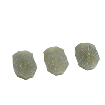 Natural Hetian Jade Bagua: Zərgərlik ara hissələri