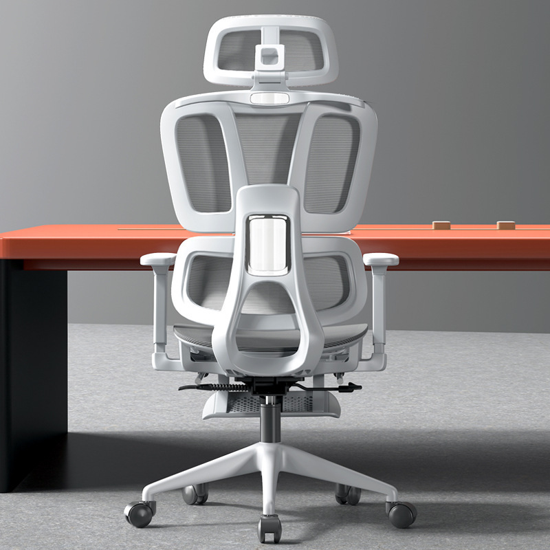 Ergonomic Computer Chair, Office Chair, Waist-Protecting, Adjustable Backrest, Comfortable for Long Periods of Sitting, Suitable for Lunch Breaks, Rocking Gaming Chair
