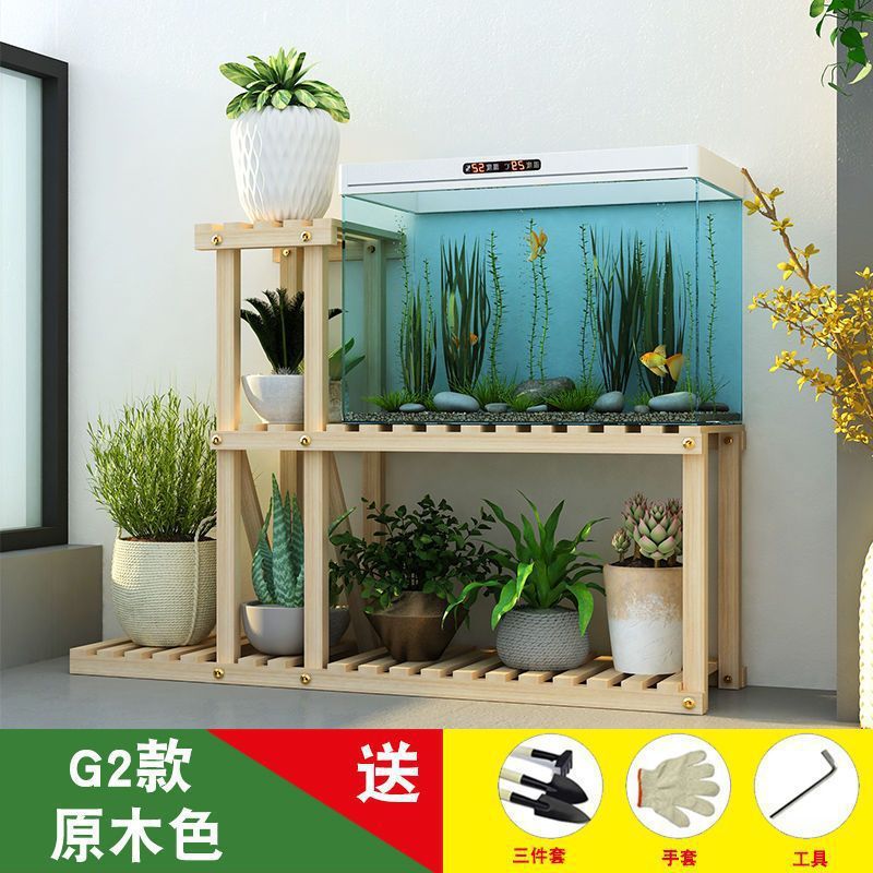 新款家用花架子客厅多层特价置物架多肉家用室内落地实木阳台花架|undefined