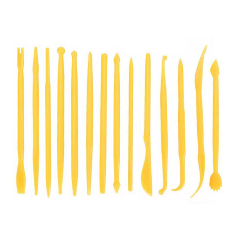 Soft Clay Sculpting Knife 14 Piece Set Double Head Embossing Tool Multi-Function Colorful Sculpting Plasticine Tool Wholesale 