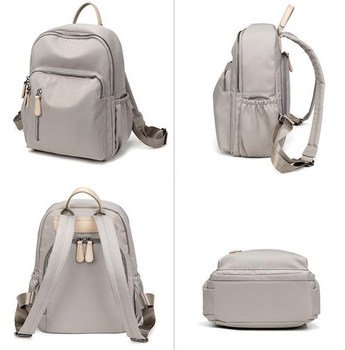 Backpack for women  new Korean style fresh school bag simple and lightweight nylon Oxford cloth travel anti-theft backpack