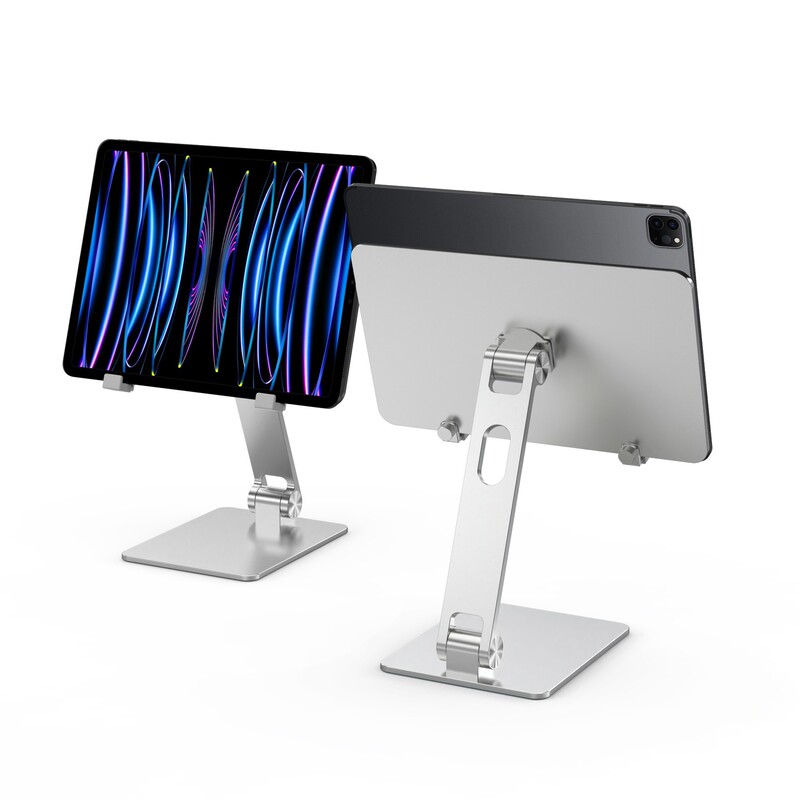 Cross-border applicable ipad magnetic desktop stand tablet stand rotatable charging stand aluminum alloy