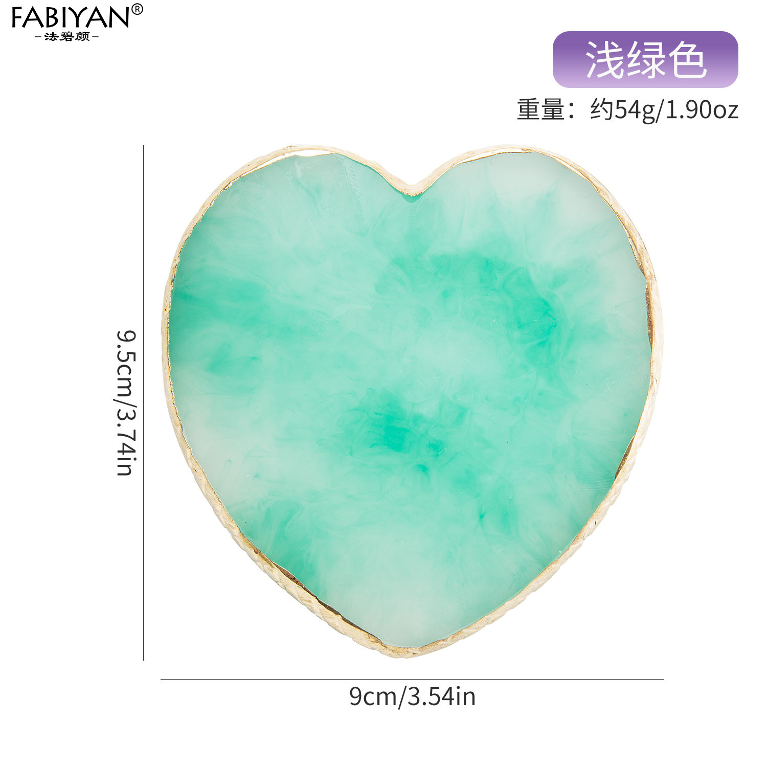 Nueva paleta de ágata para uñas, mini anillo de resina de concha, paleta, tablero de exhibición de color pintado de Phnom Penh