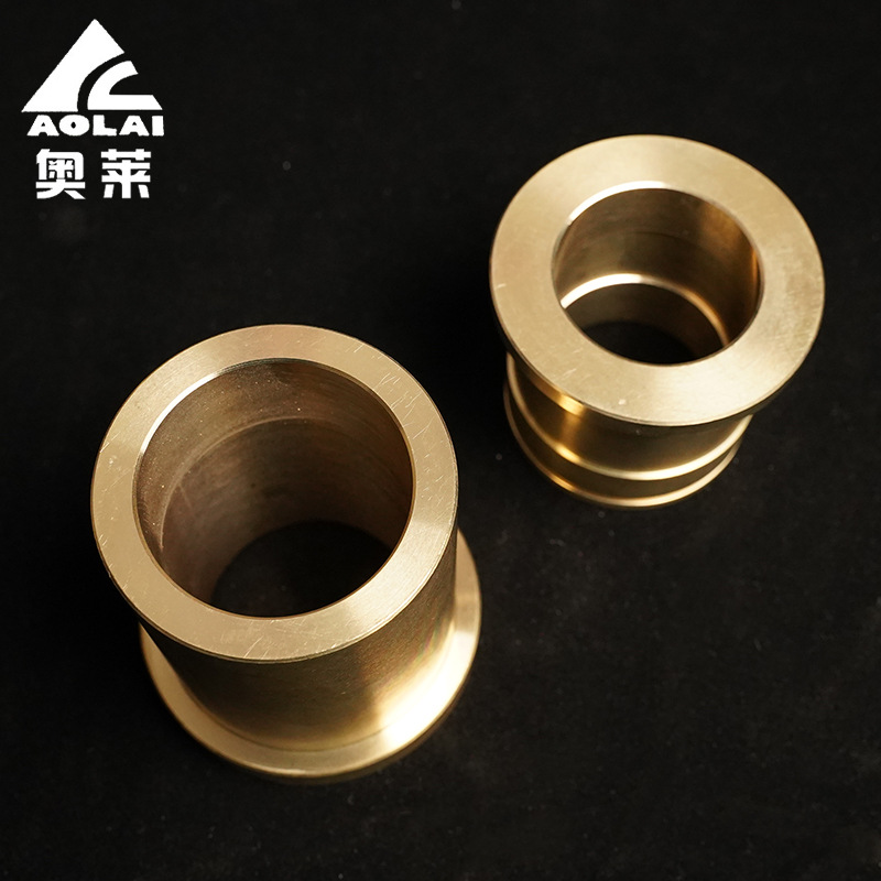 厂家批发各规格挖掘机配件黄铜铜套 船用滑动轴承黄铜衬套