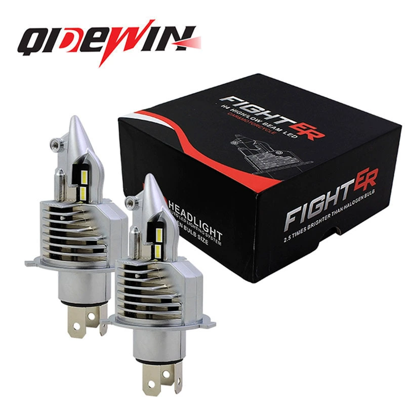 Fighter car LED headlight h4 plug-in car headlight far and near integrated aircraft light modified car light cross-border