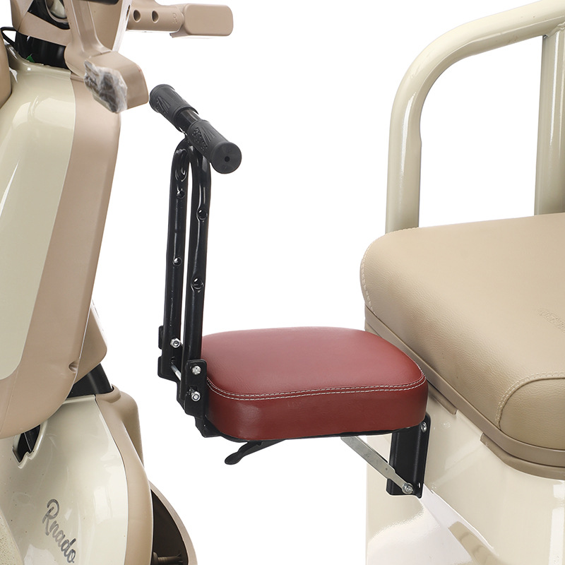 Electric Tricycle Baby Seat Foldable Children's Front Seat Punch-Free Three-Wheel Four-Wheel Fully Enclosed Body