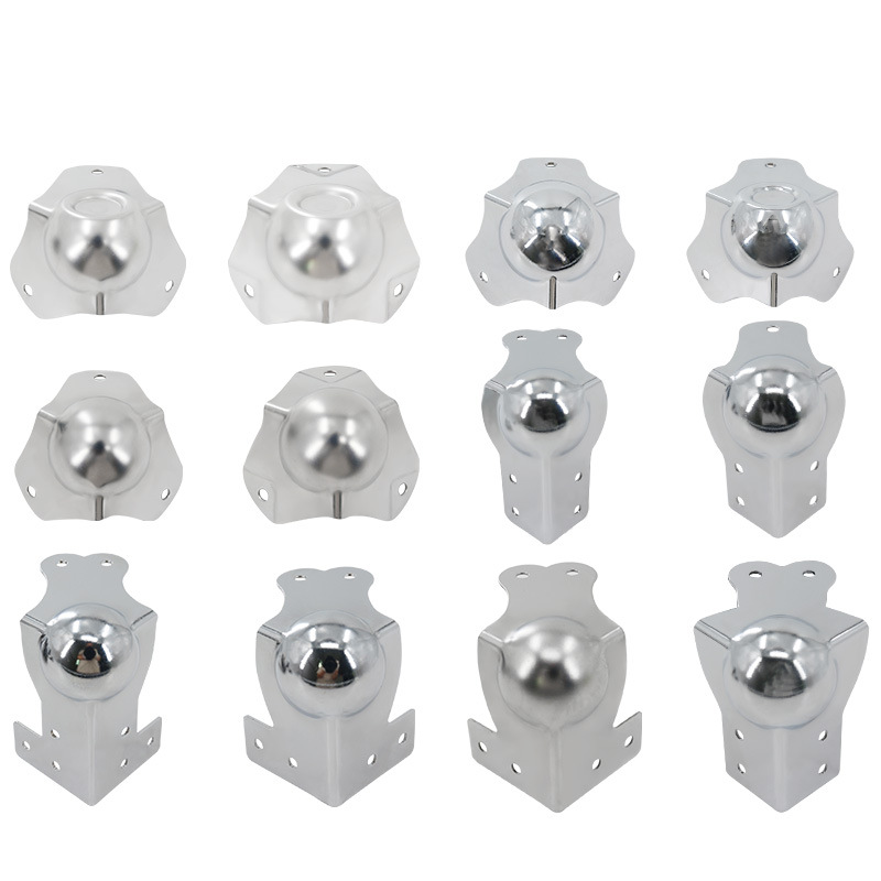 AW Anwang bola esquina caja de madera esquina de acero inoxidable 90 grados esquina de hierro esquina rectangular esquina fija