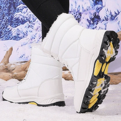 Warm boots, waterproof shoes, non-slip travel ski suit, mid-length