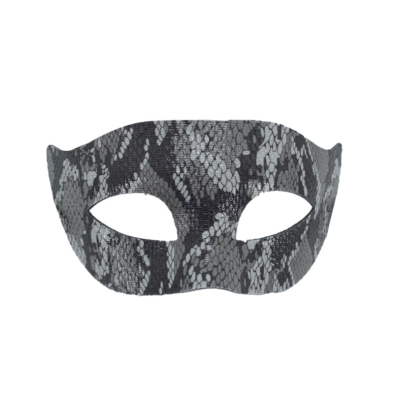Nuevo baile de máscaras adulto piel de serpiente piel de cocodrilo diversión accesorios de fiesta lindos extraños princesas máscaras de hombres y mujeres