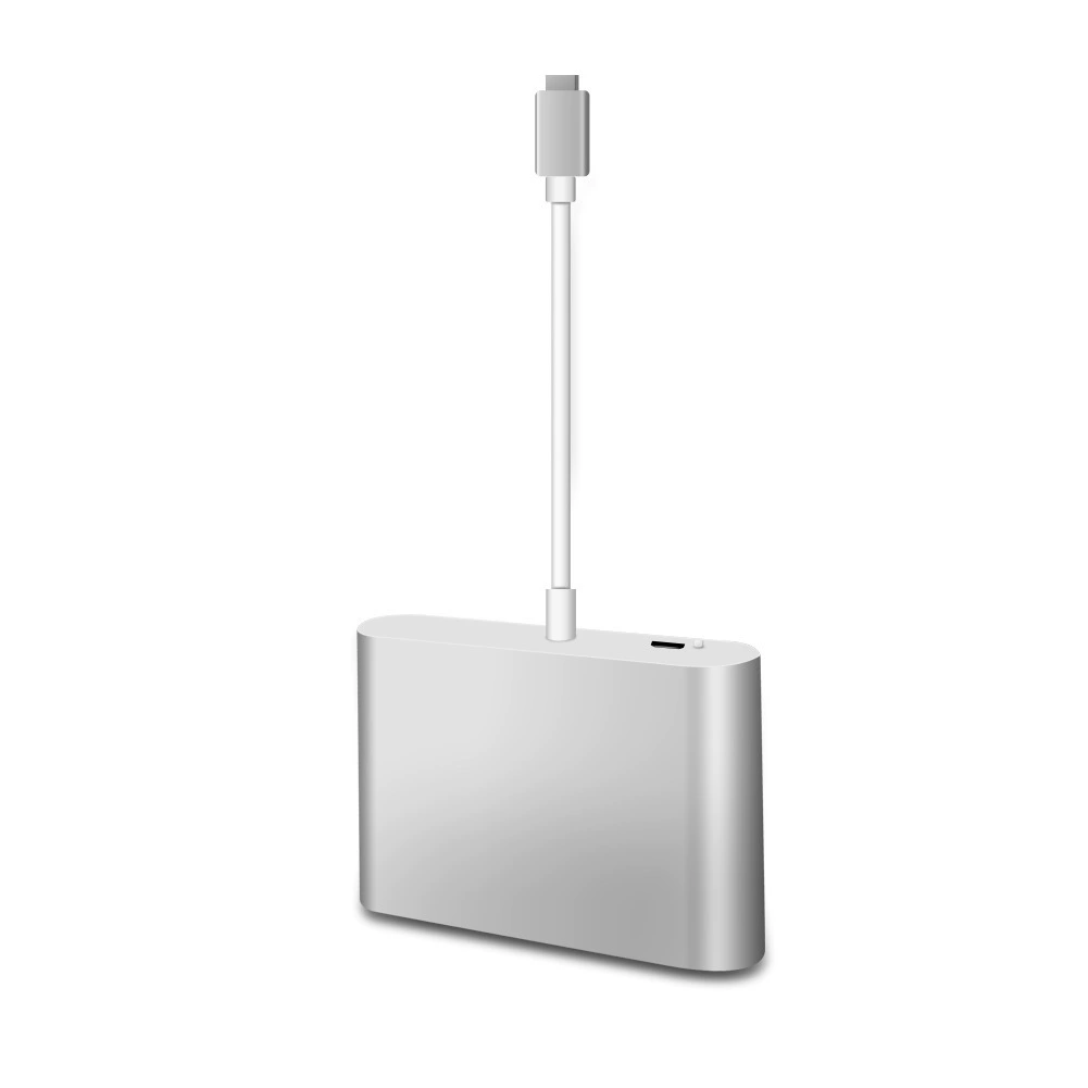 Подходит для Apple смартфона адаптер Type-C на HDMI+VGA, зеркирование экрана, конвертер X6L-2 P32