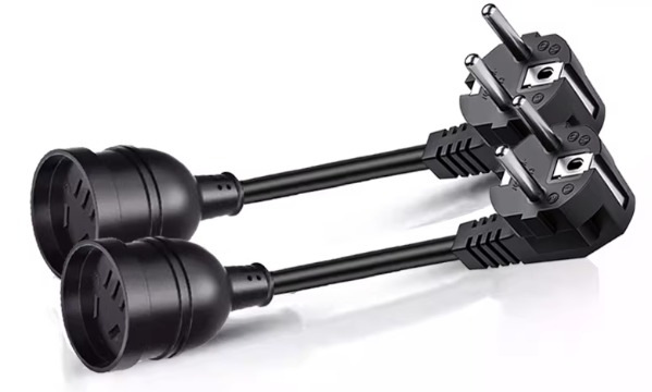 16A European Standard to National Standard Eu Plug to Gbt Plug Cable Electric Vehicle Charging Gun Adapter Cable 230V