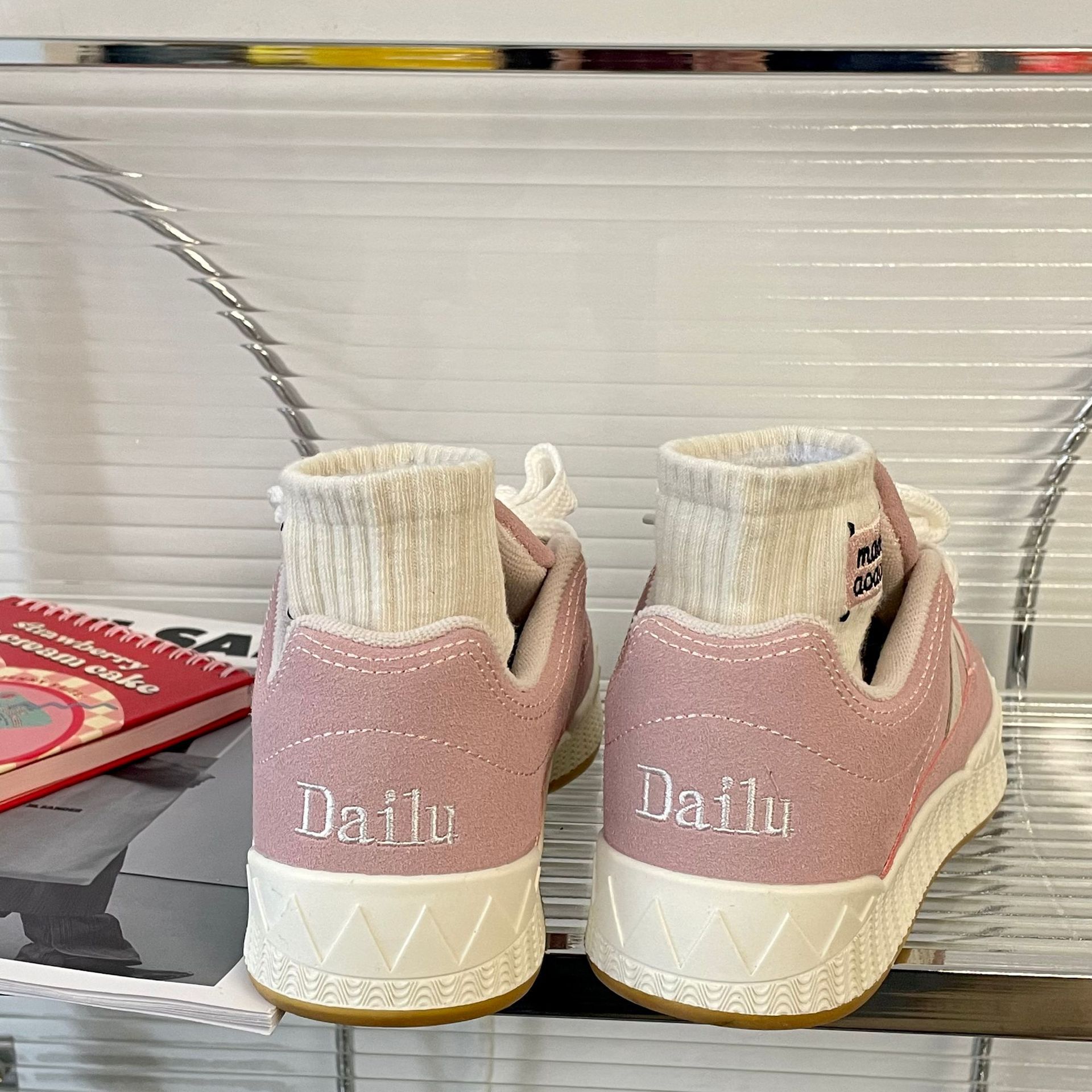 Damen Plateau Freizeitschuhe Im Amerikanischen Stil Für Damen_voghion.com