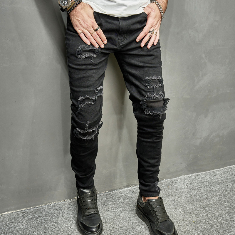 Slim Denim Men's Trousers Image 4