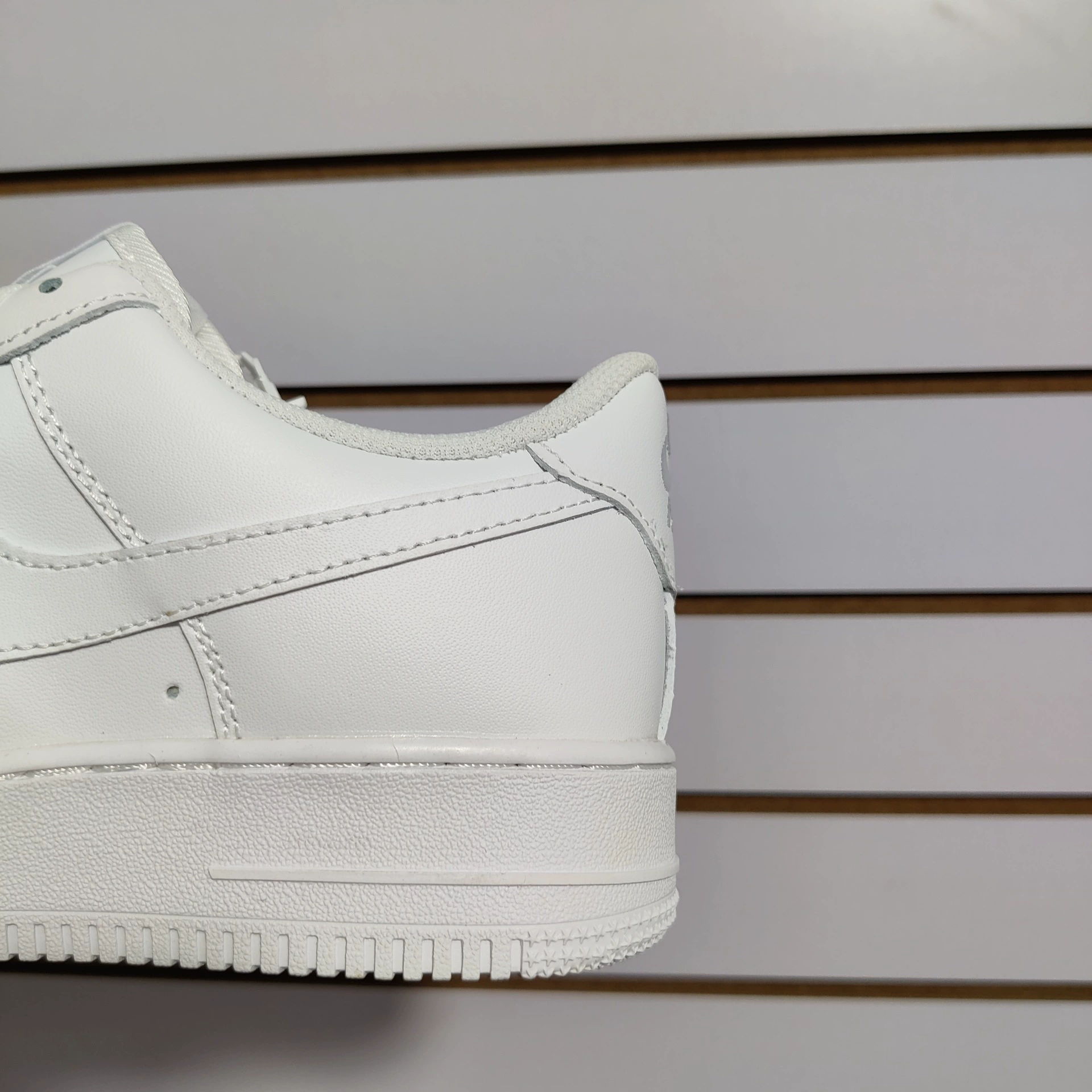 Кроссовки Nike Air Force 1, верх из бычьей кожи, унисекс, повседневные белые