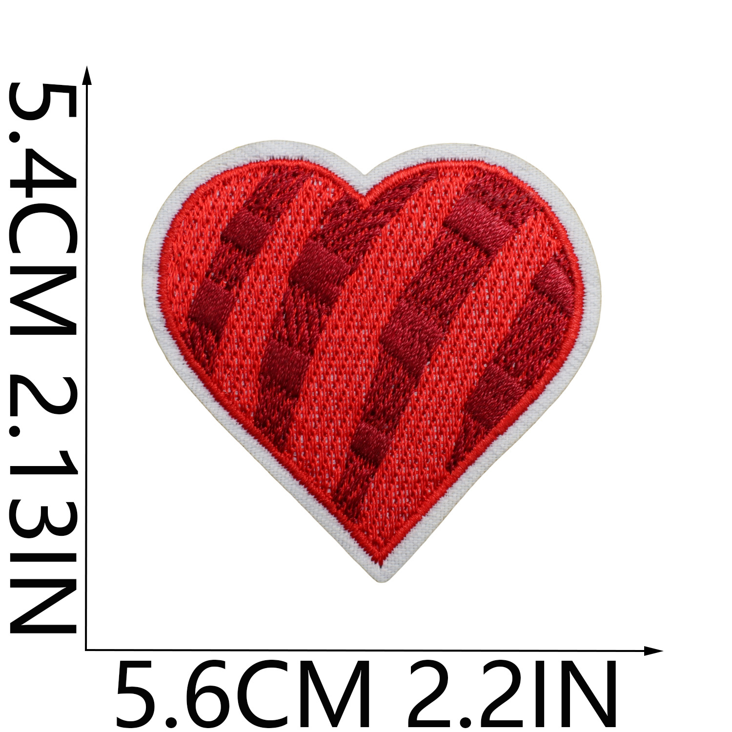 3g Weight Clothing Sticker Patches Classification 1 Piece Quantity Dacron thread Material Valentine'S Day Festival Heart Shape Pattern Casual, Elegant, Simple Style Style Embroidery Craft 1 Piece Casual Elegant Simple Style Heart Shape Dacron Thread Clothing Sticker Patches 10