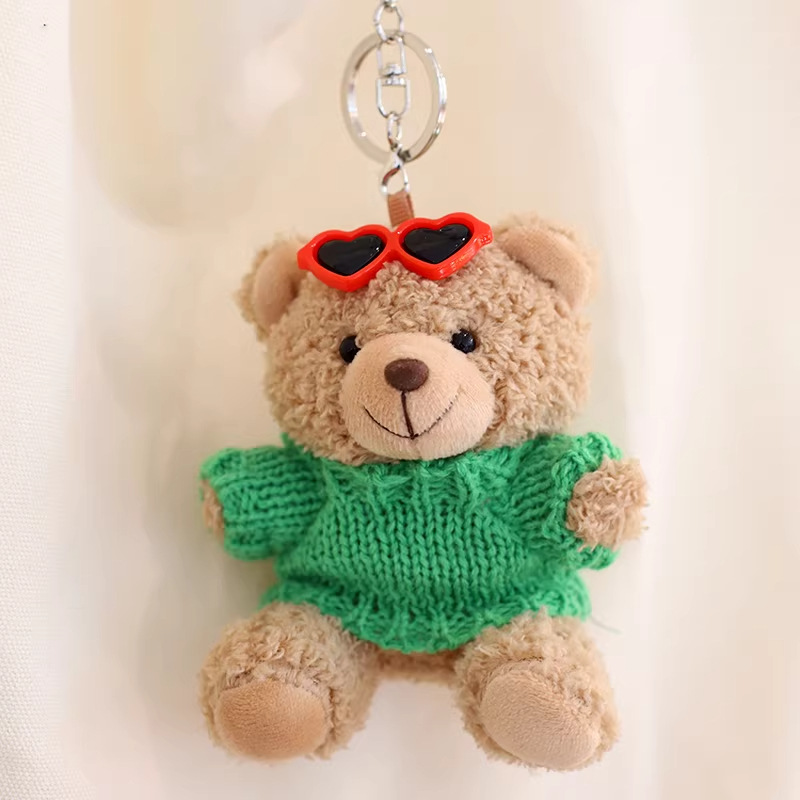 Teddy Bear bolsos colgantes muñecas bolsas de peluche llaveros bolsas de muñecas Teddy Bear muñecas eventos regalos impresión logo