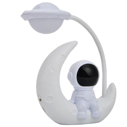 Cartoon Alien Astronaut LED Night Light Study Lamp with Charging Stand, Student Exclusive for Cross-Border Sales