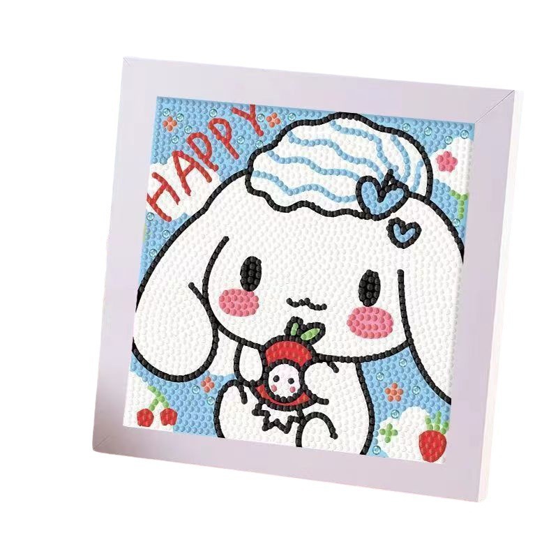 Diamante infantil DIY hecha a mano con material de marco paquete de dibujos animados Sanliou pegatinas de diamante regalo al por mayor pinturas de mampostería