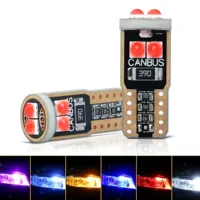 Фабрика прямых продаж автомобиля светодиодный световой индикатор T10 3030 6smd световой коридор сферической с линзой