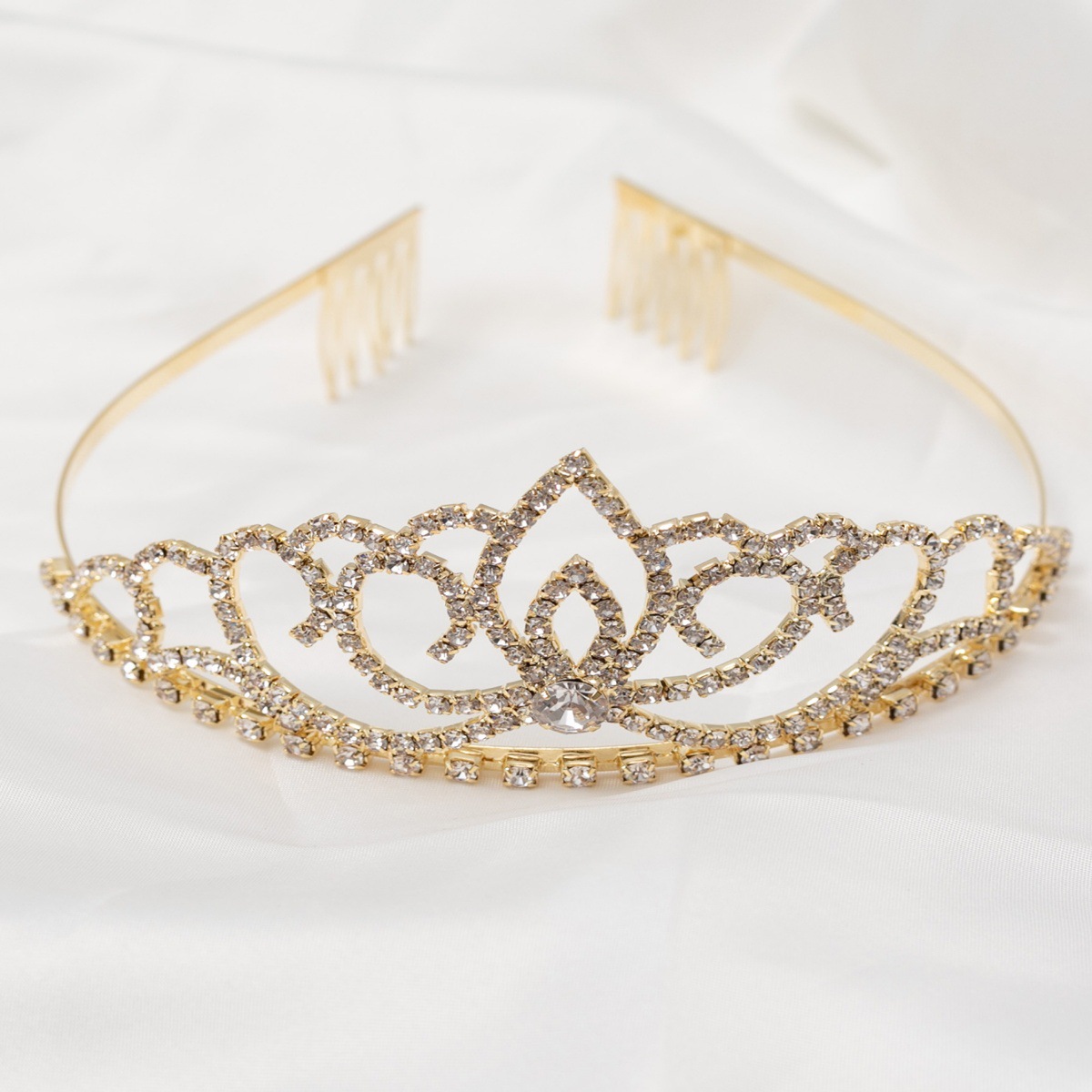 Diamante blanco dorado