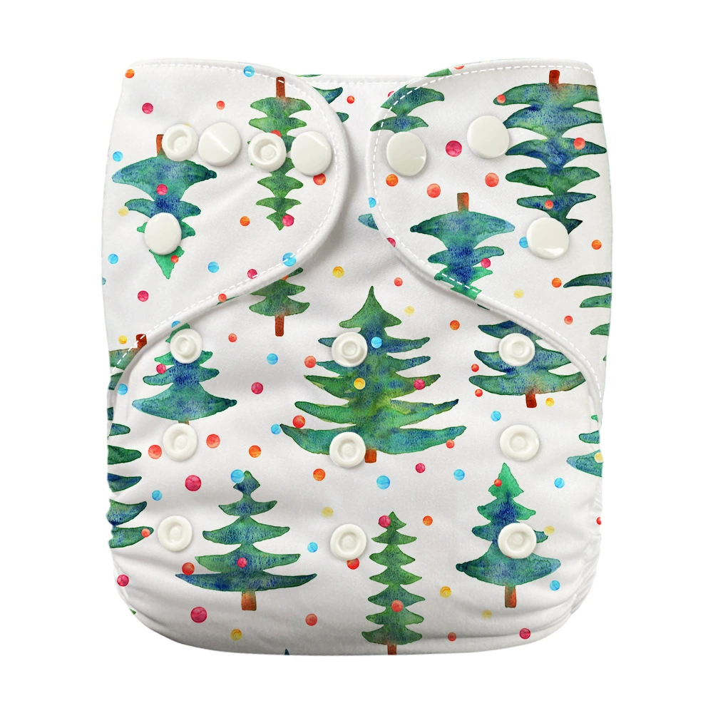 Рождественская Новая цветная сетчатая подкладочная ткань, детская дышащая Герметичная сумка для подгузников, моющиеся подгузники, детские штаны для тренировки мочи