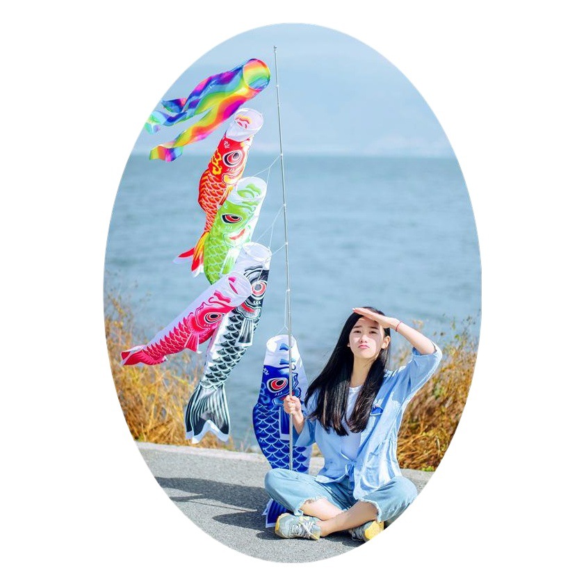 Suministro transfronterizo bandera de la carpa japonesa Bandera de pescado estilo japonés bandera de la carpa bandera de la Guía en stock suministro directo de fábrica