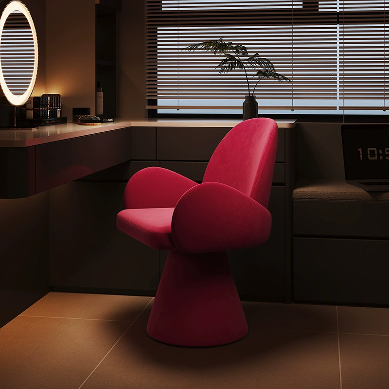 Легкий экстравагантный кресло высокого уровня для макияжа Домашняя спальня вращающийся стул простой маникюрный стул стул для девочек