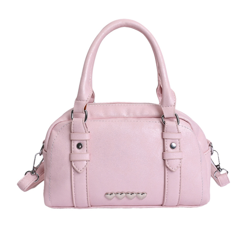 Bolso de mano coreano sensación cotidiana para mujeres 2026 primavera nuevo retro bolso de almohada de hombro para viajar bolso de mujer