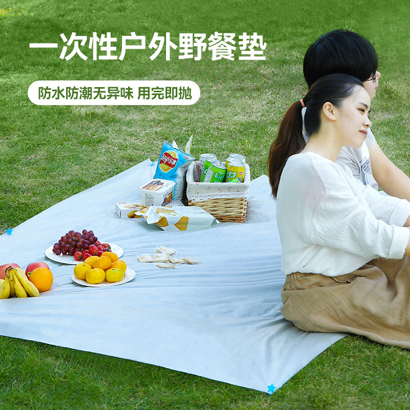 Fasola屋外ピクニックマット布使い捨て防湿防水炊飯マット携帯キャンプビーチ芝生マット|undefined