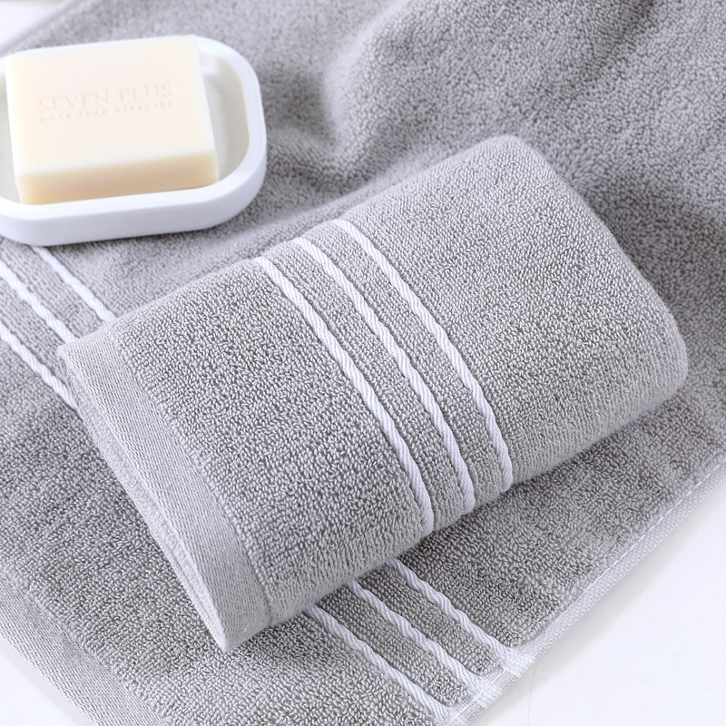 Labor Protection Towel, 32-Strand Cotton Towel, Jiajie Li Plain Satin Face Towel, 14-Count Weak Twist on the Back, Promotional Labor Protection Product