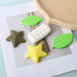 Hotel Homestay Disposable Soap Leaves Starfish Alien Small Soap Handmade Soap Bath Washing Products Wholesale