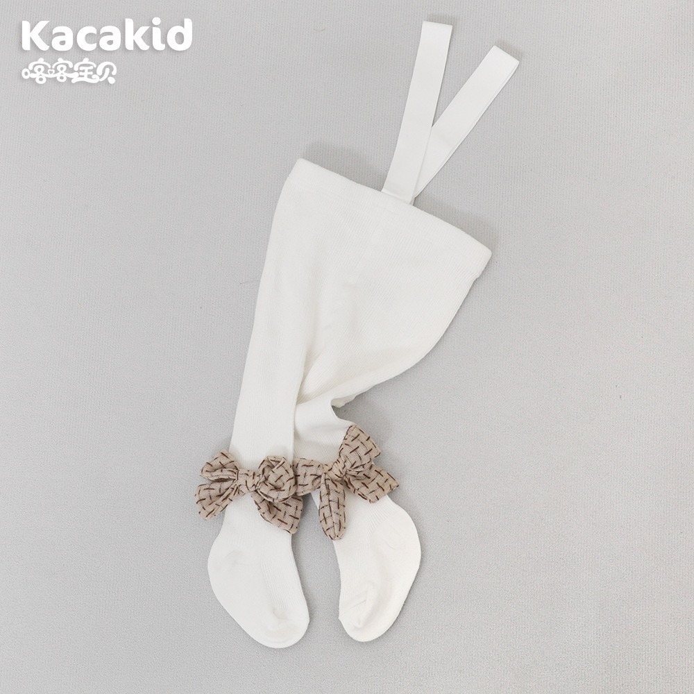 Pantimedias de correa para bebé de primavera y otoño cuidadosamente seleccionadas, pantimedias de protección del vientre de cintura alta, leggings de color sólido para bebés y niños pequeños